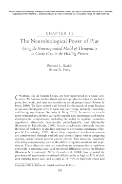 The Neurobiological Power of Play
