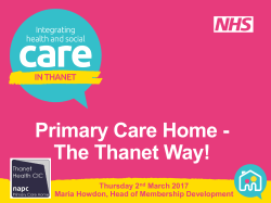 The Thanet Way - My Health London