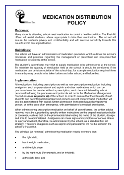 Sample School Policies Template