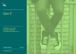 examining the attitudes and digital behaviors of internet users aged