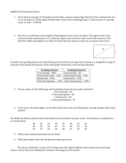 Advanced Mathematical Decision Making