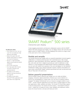 SMART Podium&trade; 500 series