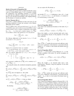 Sketch of the proof of Proposition III.1 Proof. Taking into account that