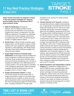 Target: Stroke Best Practices
