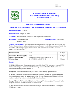 5374 - physical requirements and medical standards