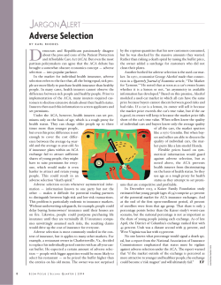 Adverse Selection