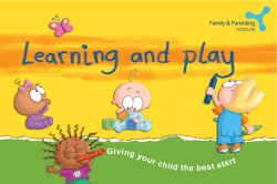 Learning and Play - Family Information Service Merthyr Tydfil