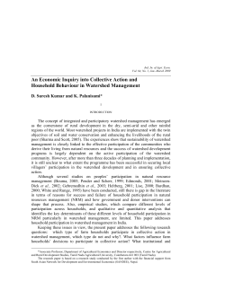 An Economic Inquiry into Collective Action and