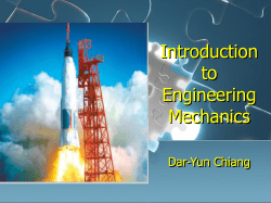 Engineering Mechanics: Statics