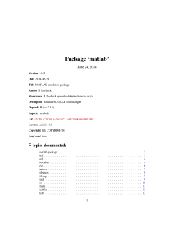 Package `matlab`
