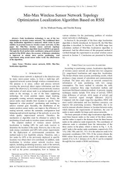 Min-Max Wireless Sensor Network Topology Optimization
