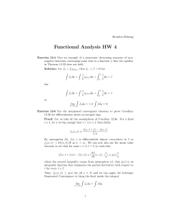 Functional Analysis HW 4