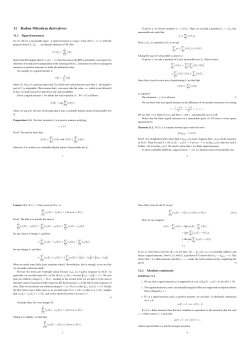 11 Radon-Nikodym derivatives