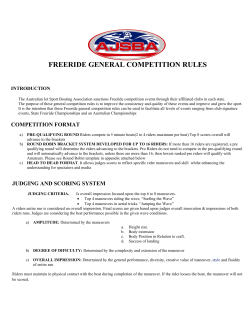 freeride general competition rules - Australian Jet Sports Boating