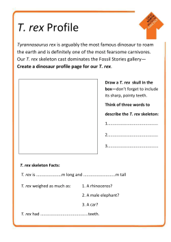 Dinosaur Worksheets - Great North Museum