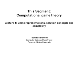 Slides1() - Carnegie Mellon School of Computer Science