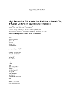 High-resolution slice selection NMR for the measurement of CO_2