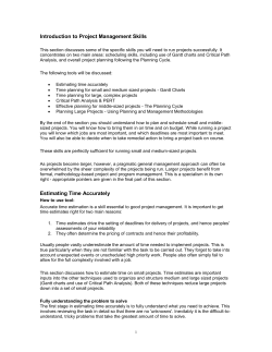 Introduction to Project Management Skills