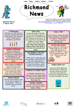 PowerPoint Presentation - Richmond Primary School