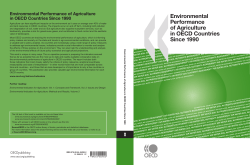 Environmental Performance of Agriculture in OECD Countries since