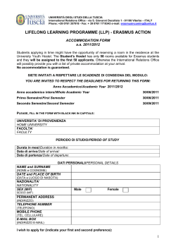 SIETE INVITATI A RISPETTARE LE SCADENZE DI CONSEGNA