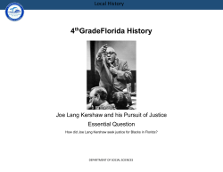 Local History Joe Lang Kershaw