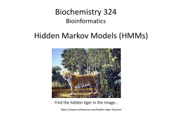 Hidden Markov Models