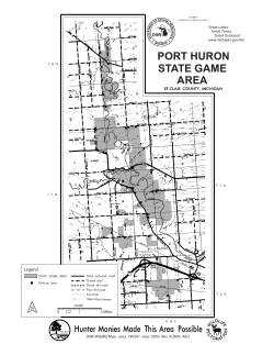 port huron state game area - The Blueways of St. Clair