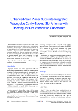 Enhanced-Gain Planar Substrate-Integrated