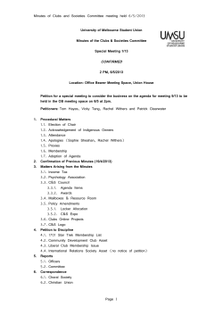 Minutes9b special meeting 1 6.5.13 - UMSU