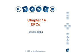 EPCs - YAWL