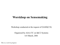 Sense making