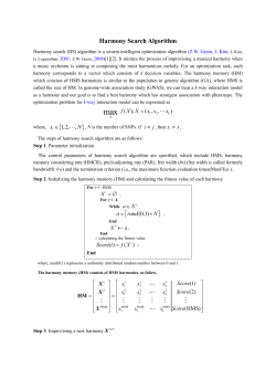 Harmony Search