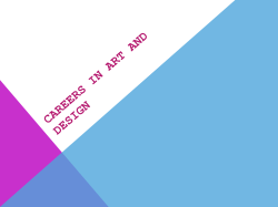 Jobs in Art and Design