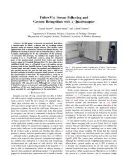 Person Following and Gesture Recognition with a Quadrocopter