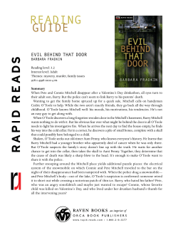 Reading Guide For "Evil Behind That Door"