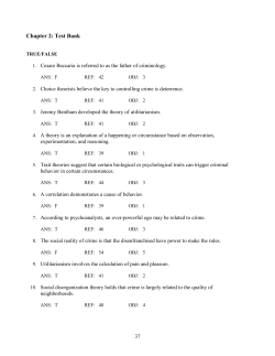 Chapter 2: Test Bank