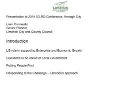 Economic and Spatial Plan Limerick 2030