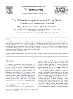 The differential antecedents of self