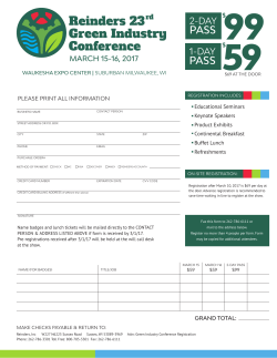 PASS PASS - Green Industry Conference