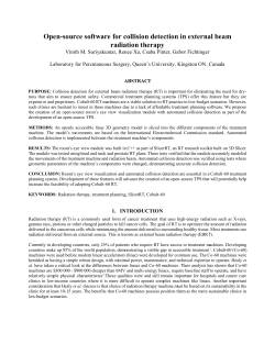 Open-source software for collision detection in external beam