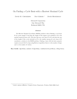On Finding a Cycle Basis with a Shortest Maximal Cycle