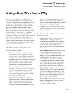 Making a Move.indd - Alzheimer`s Association