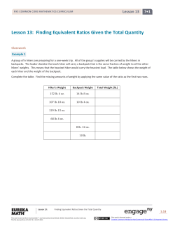 Grade 7 Mathematics Module 1, Topic C, Lesson 13