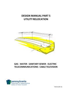 design manual part 5 utility relocation