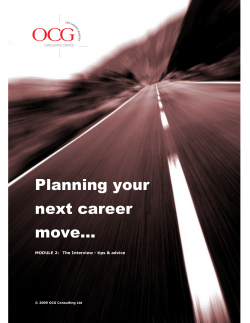 Planning your next career move&hellip;