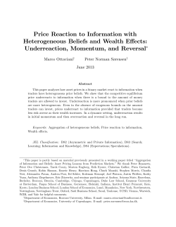 Price Reaction to Information with Heterogeneous Beliefs