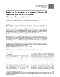 Exploring the structure and function of temporal