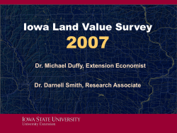 2007 Land Value Survey Power Point