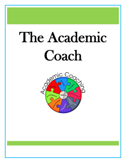 The Academic Coach Handbook